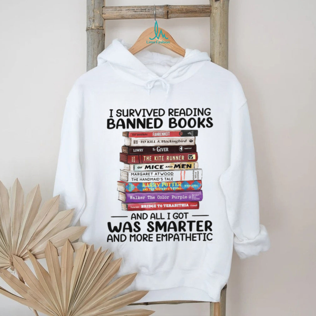I Survived Reading Banned Books Literature Lover T Shirt