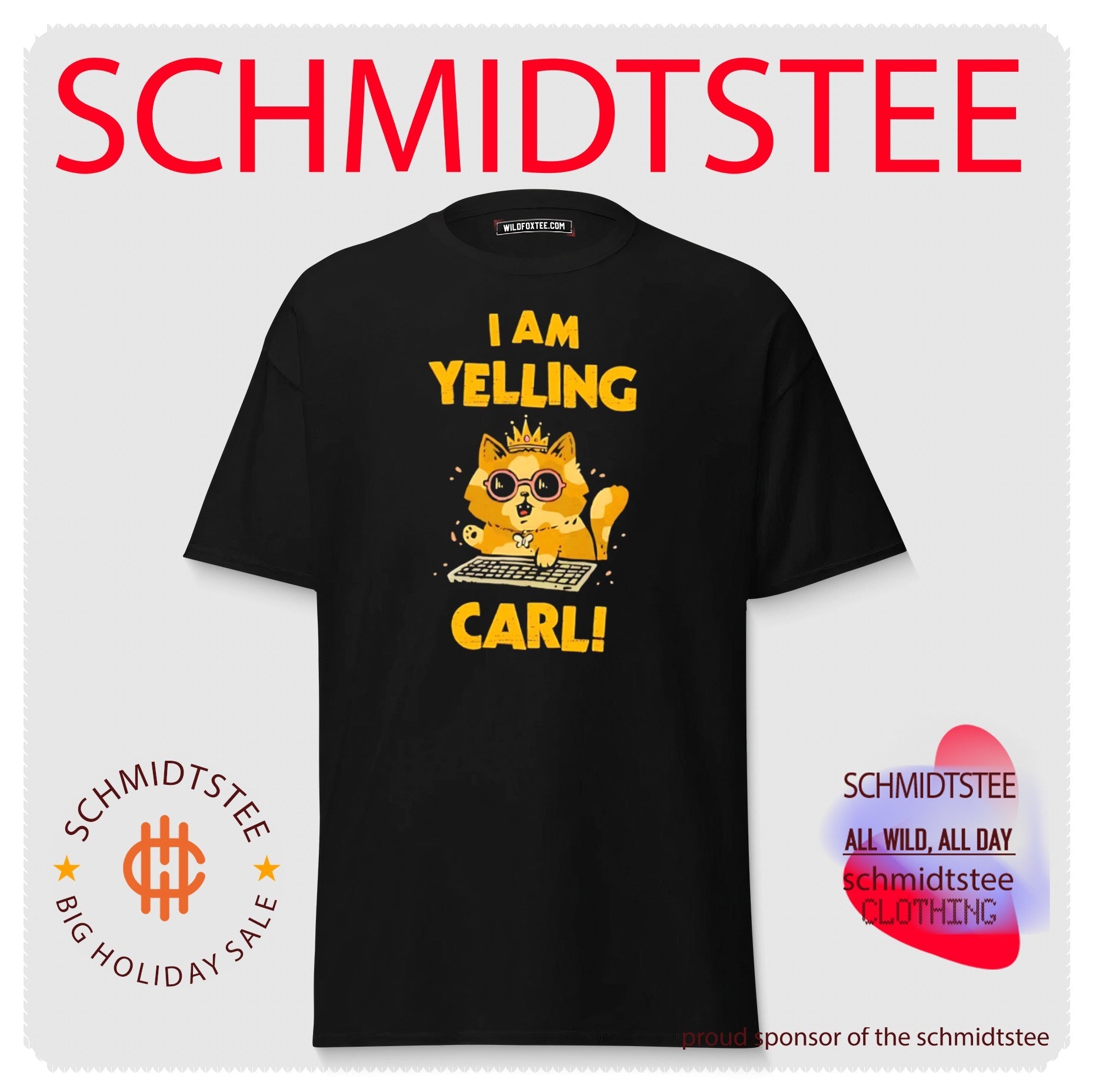 I am yelling Carl cat meme funny cat internet humor shirt