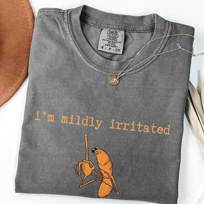 I'm Mildly Irritated Marcus The Worm Shirt, Marcus The Worm Meme Shirt, Brain Rot shirt, Robert Help Marcus The Worm Ugly...