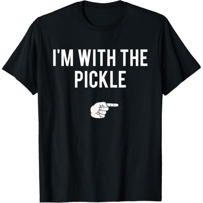 I'm With The Pickle Halloween Costume Party Matching Pickle T-Shirt Hoodie, Sweatshirt | PodTeesHub.com