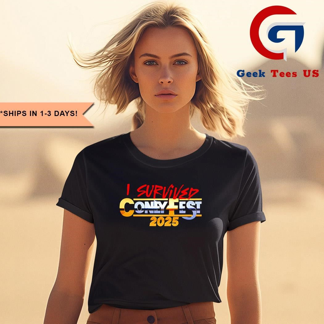 I survived Coney Fest 2025 shirt