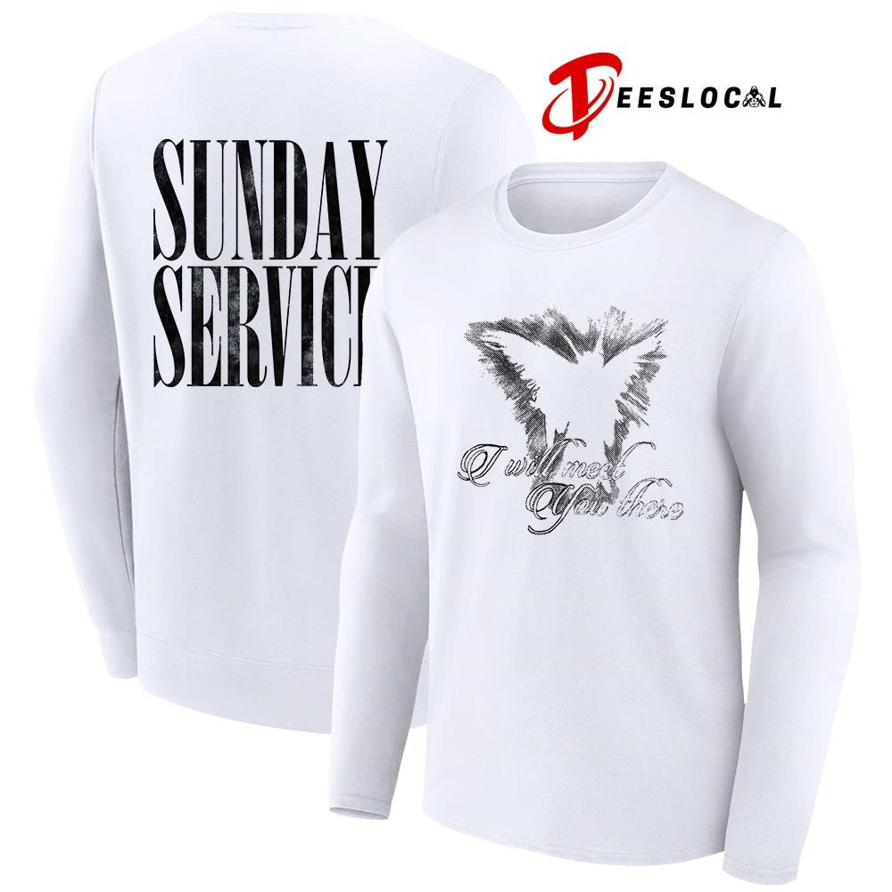 I will meet you there sunday service graphic shirt