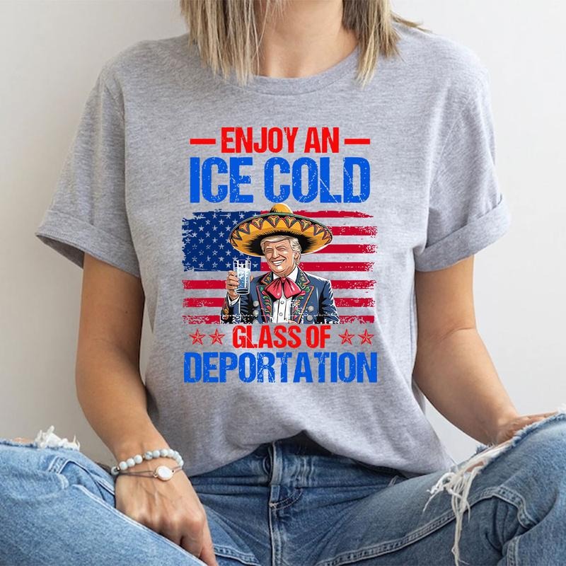 ICE Cold Of Deportation Shirt, Trump Supporters Tee, Trending Graphic Tee Hoodie, Sweatshirt | PodTeesHub.com