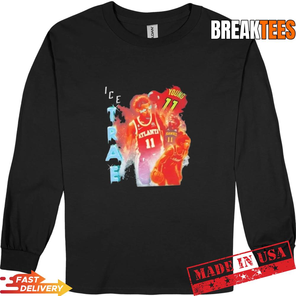 ICE Trae Young Atlanta Hawks Basketball Graphic T-Shirt