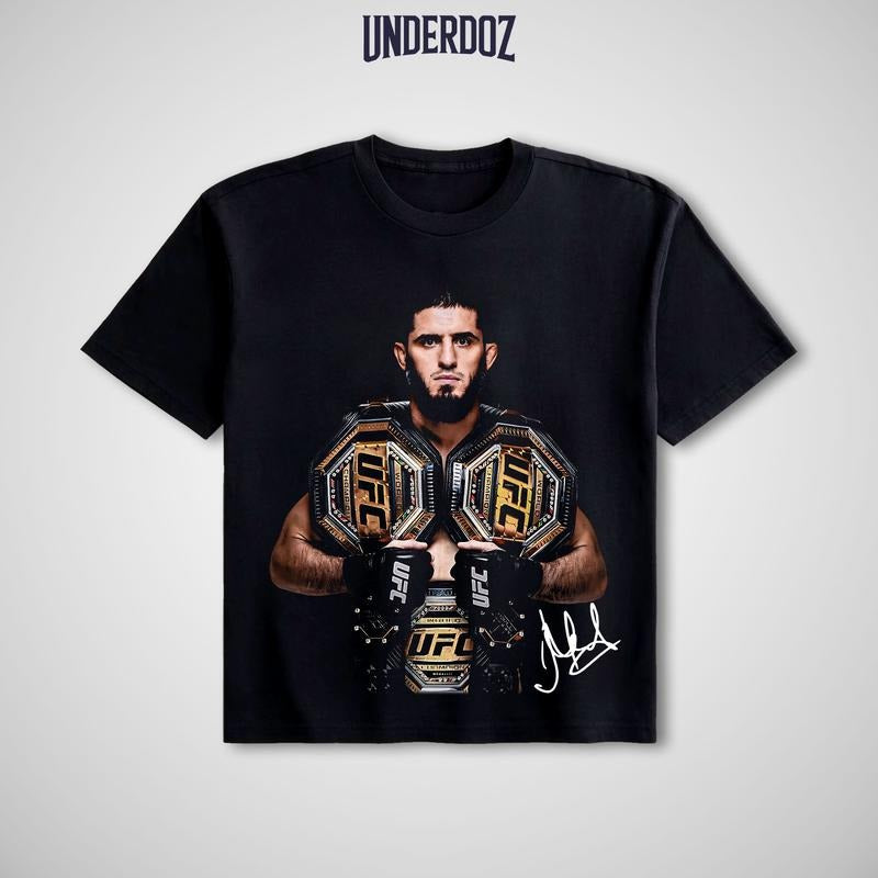 ISLAM MAKHACHEV T-SHIRT, Islam Makhachev UFC Champion Shirt, UFC Fans Shirt, Islam Makhachev UFC Tee, Unisex Graphic For...