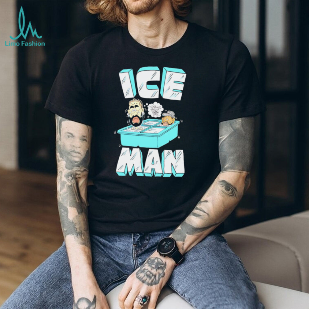 Ice Man Cold Plunge Tub Cartoon Fitness T Shirt