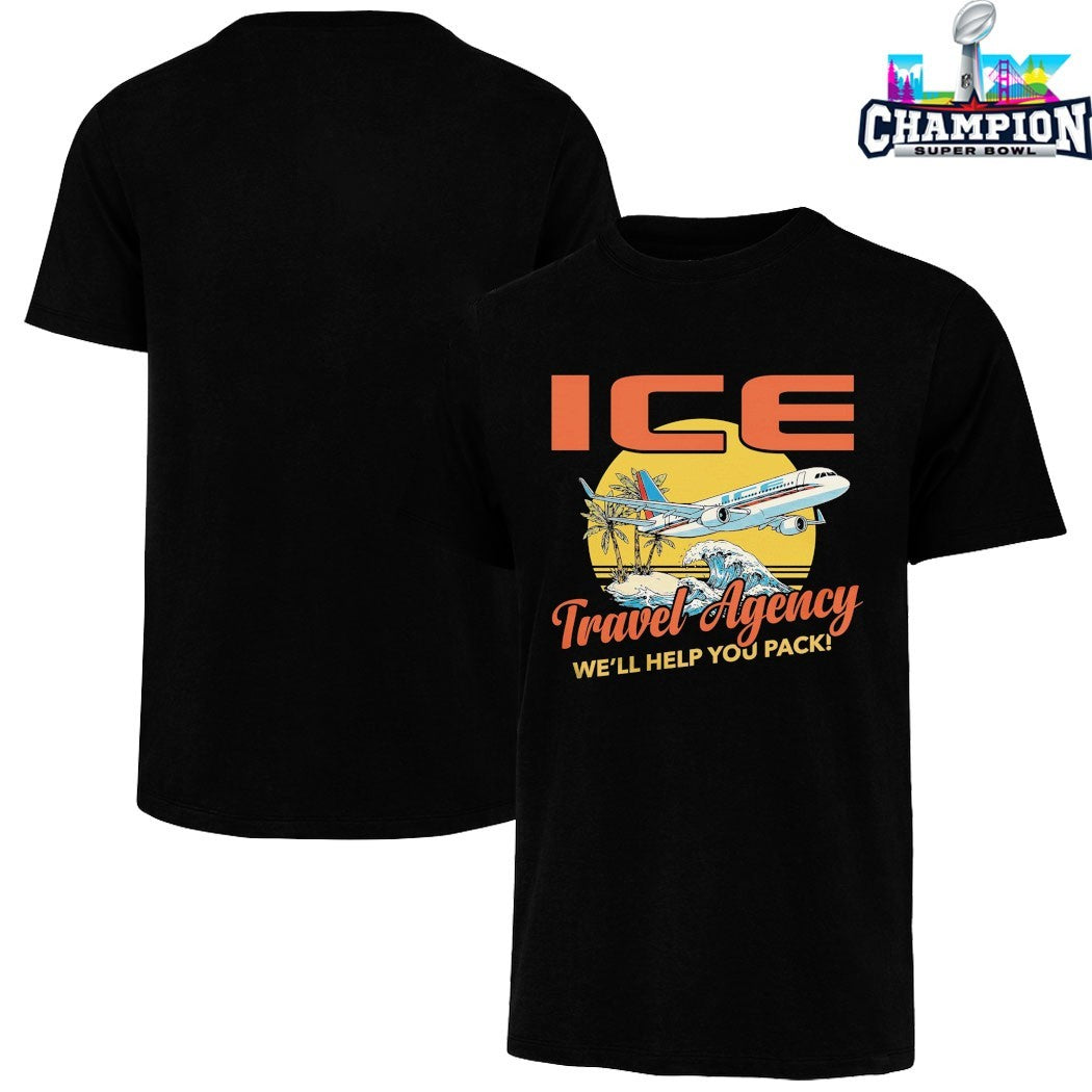 Ice Travel Agency We’ll Help You Pack Planet T-shirts