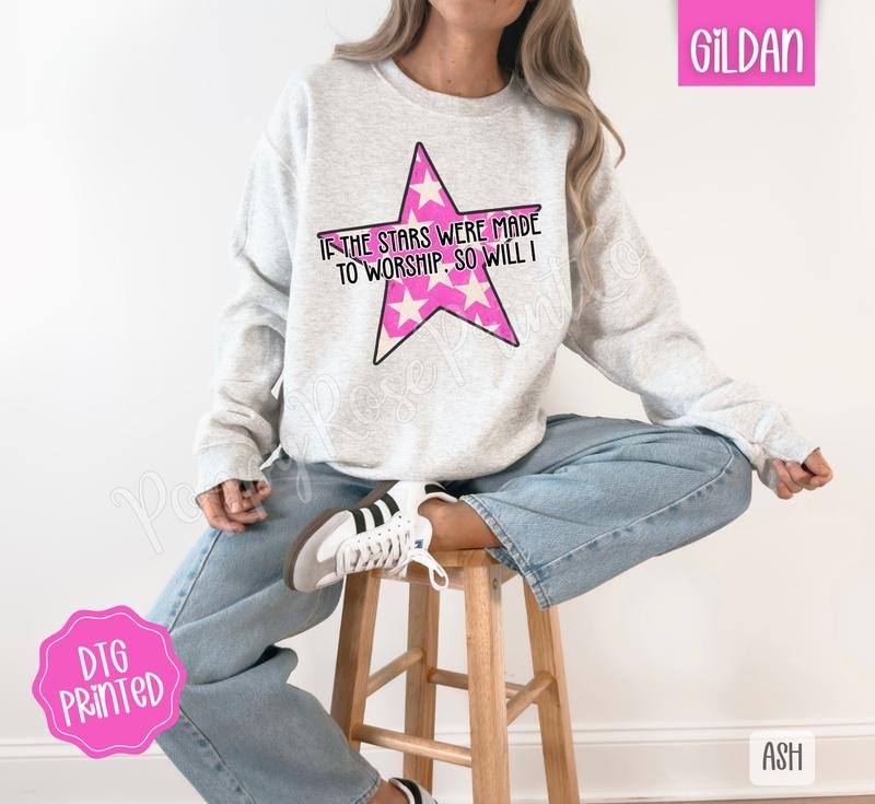 If the Stars Sweatshirt, Trendy Women's Religious Sweater T-Shirts, Hoodie | PodTeesHub.com