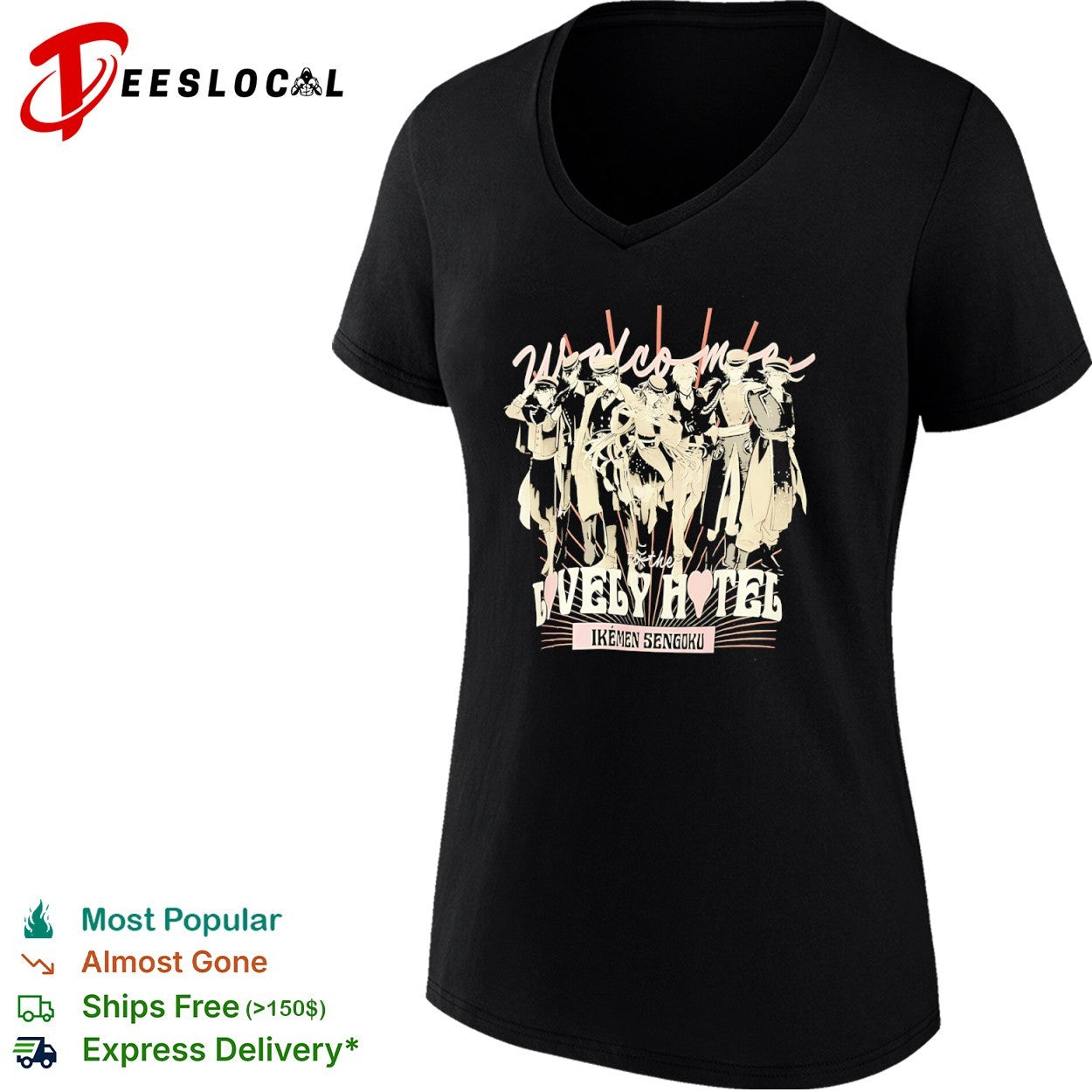 Ikemen Sengoku Welcome to the Lovely Hotel shirt
