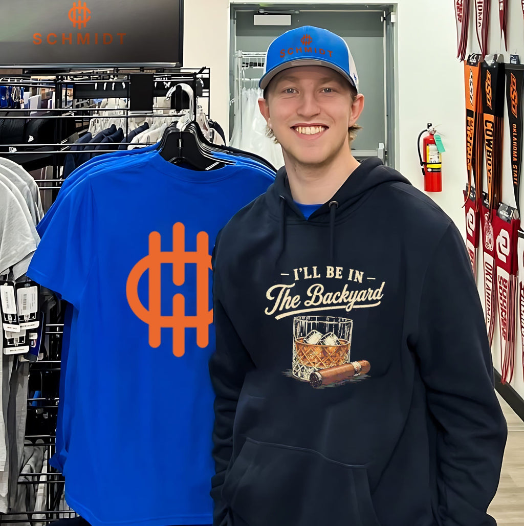I’ll be in the backyard cigar and bourbon lover shirt