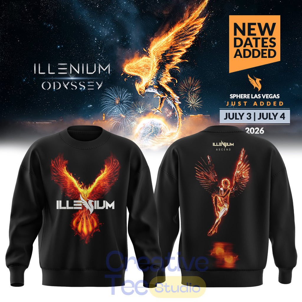 Illenium Odyssey Inferno Phoenix Rebirth Streetwear Sweatshirt