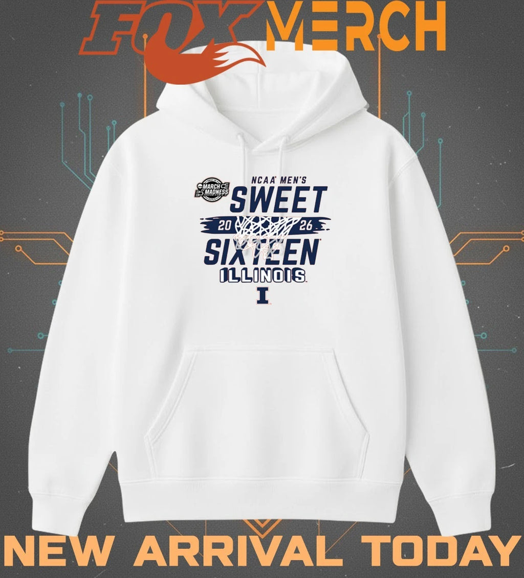 Illinois Fighting Illini 2026 NCAA March Madness Sweet 16 Bound shirt