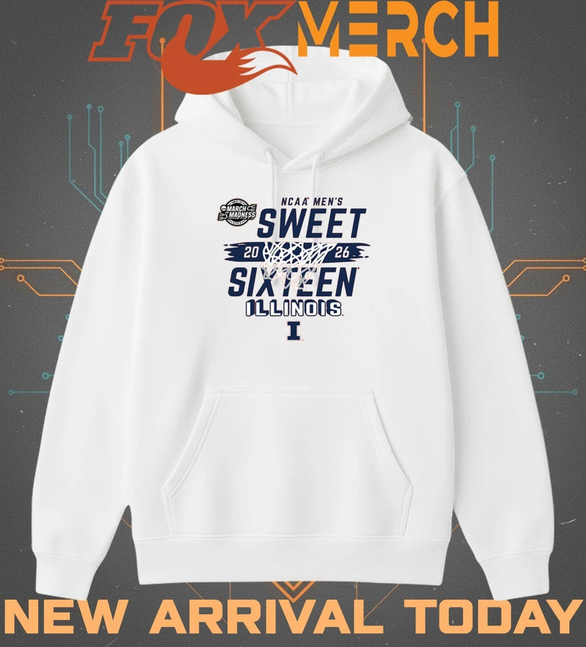 Illinois Fighting Illini 2026 NCAA March Madness Sweet 16 Bound shirt