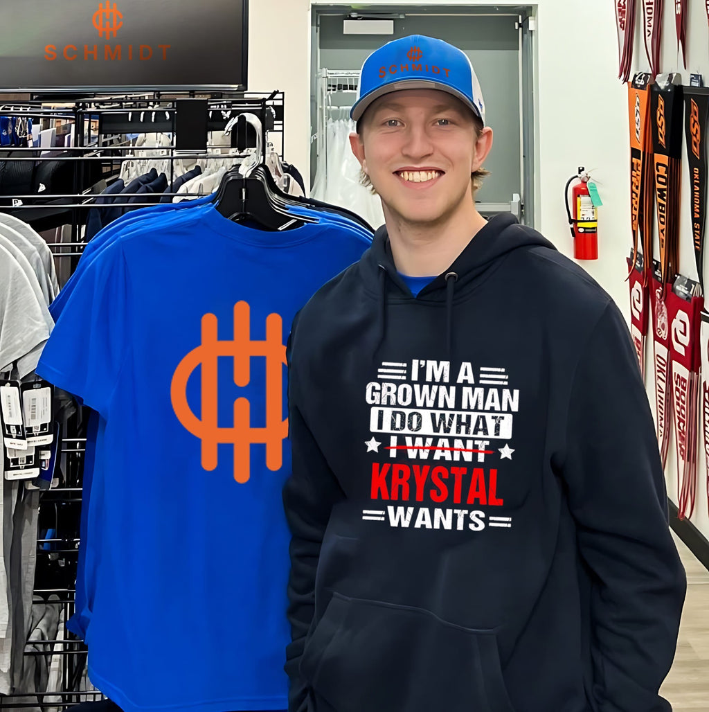 I’m a grown man I do what I want Krystal wants shirt