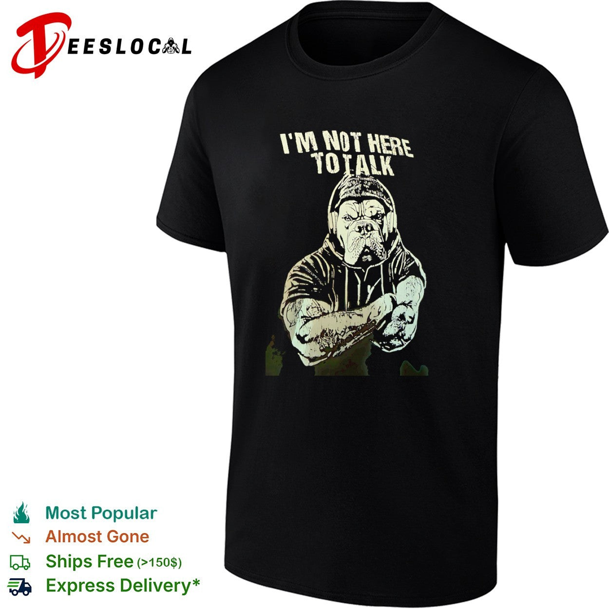 I’m not here to talk bulldog shirt