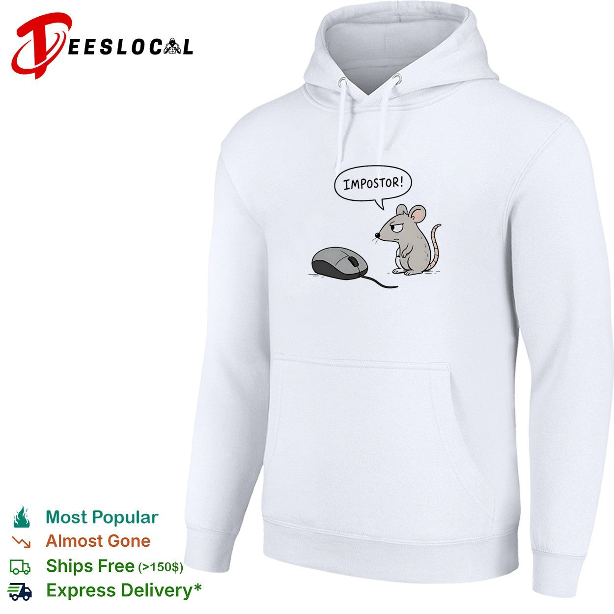 Impostor Mouse funny rat among us rodent shirt