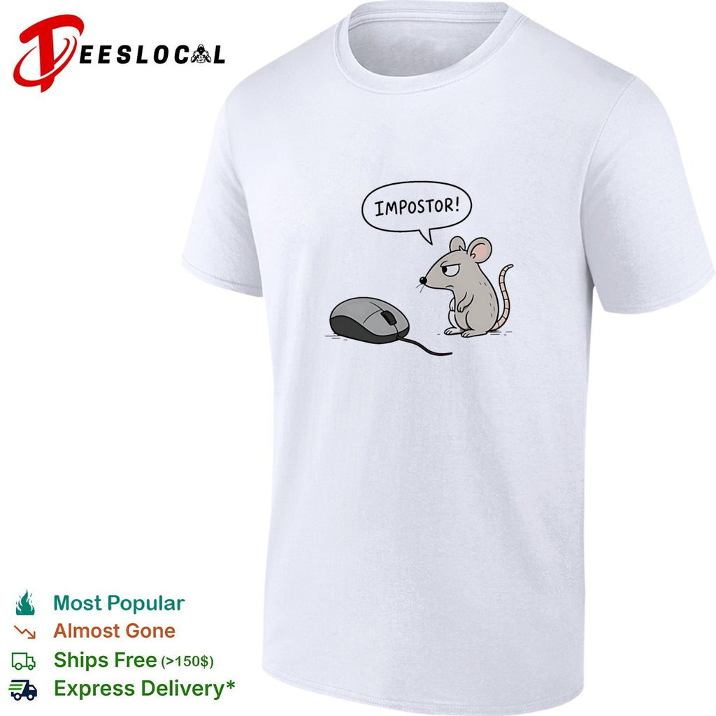 Impostor Mouse funny rat among us rodent shirt