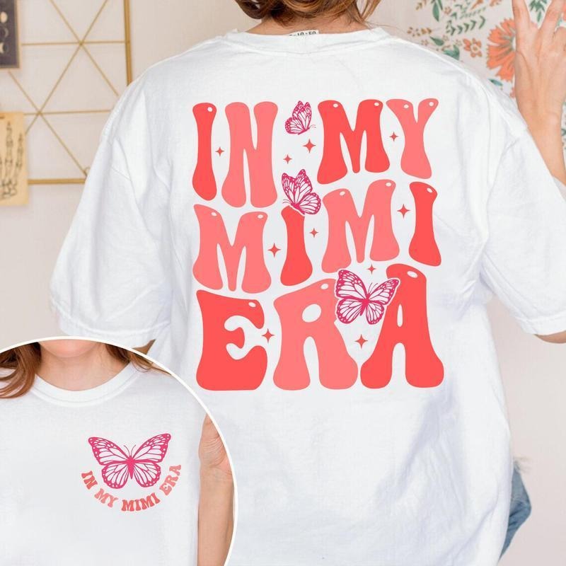 In My Mimi Era T-shirt, Mimi Shirt, Grandma Tee, Gift for Grandma, Nana Gift, Grandma Era, Christmas Gift for Gigi, Retro...