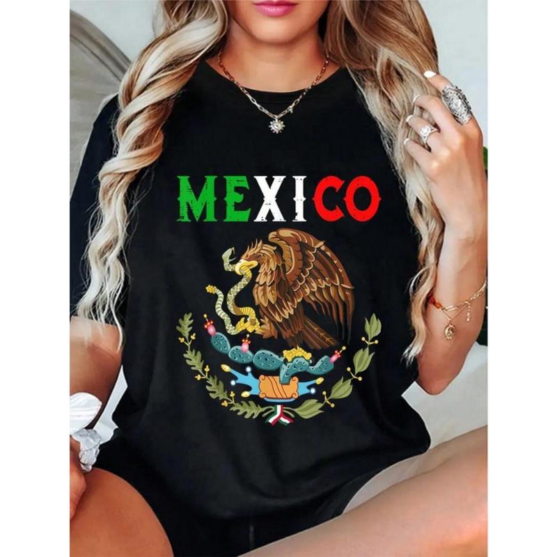 Independence Mexican Day Mexico Eagle Mexico Viva Mexico Cotton T-Shirt Hoodie, Sweatshirt | PodTeesHub.com