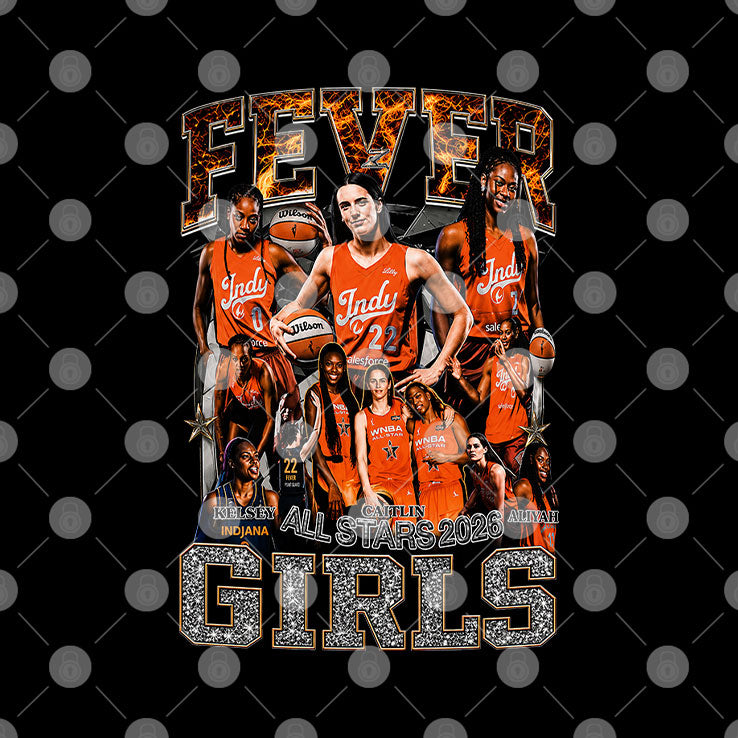 Indiana Fever Girls All Stars 2026 T Shirt