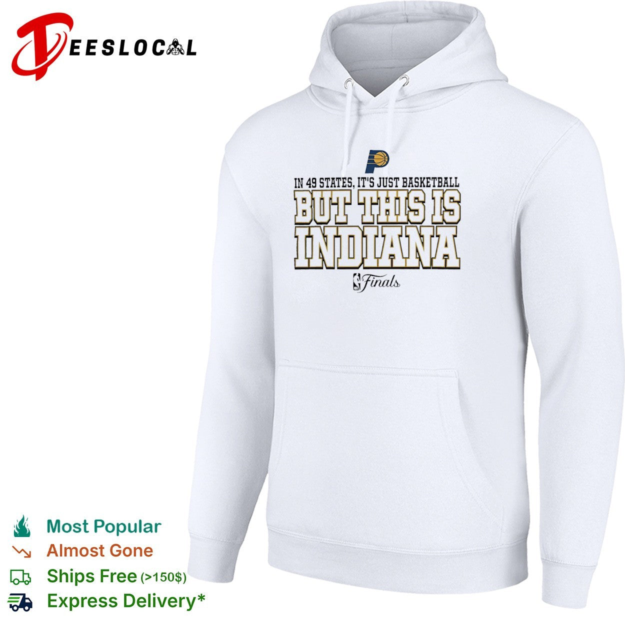 Indiana Pacers in 49 states it is just basketball but this is Indiana NBA finals shirt