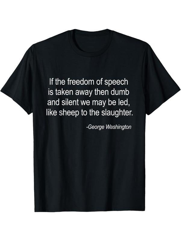 Inspiring George Washington Quotes for Presidents Day Celebrating American History on Stylish T-Shirts Hoodie, Sweatshirt