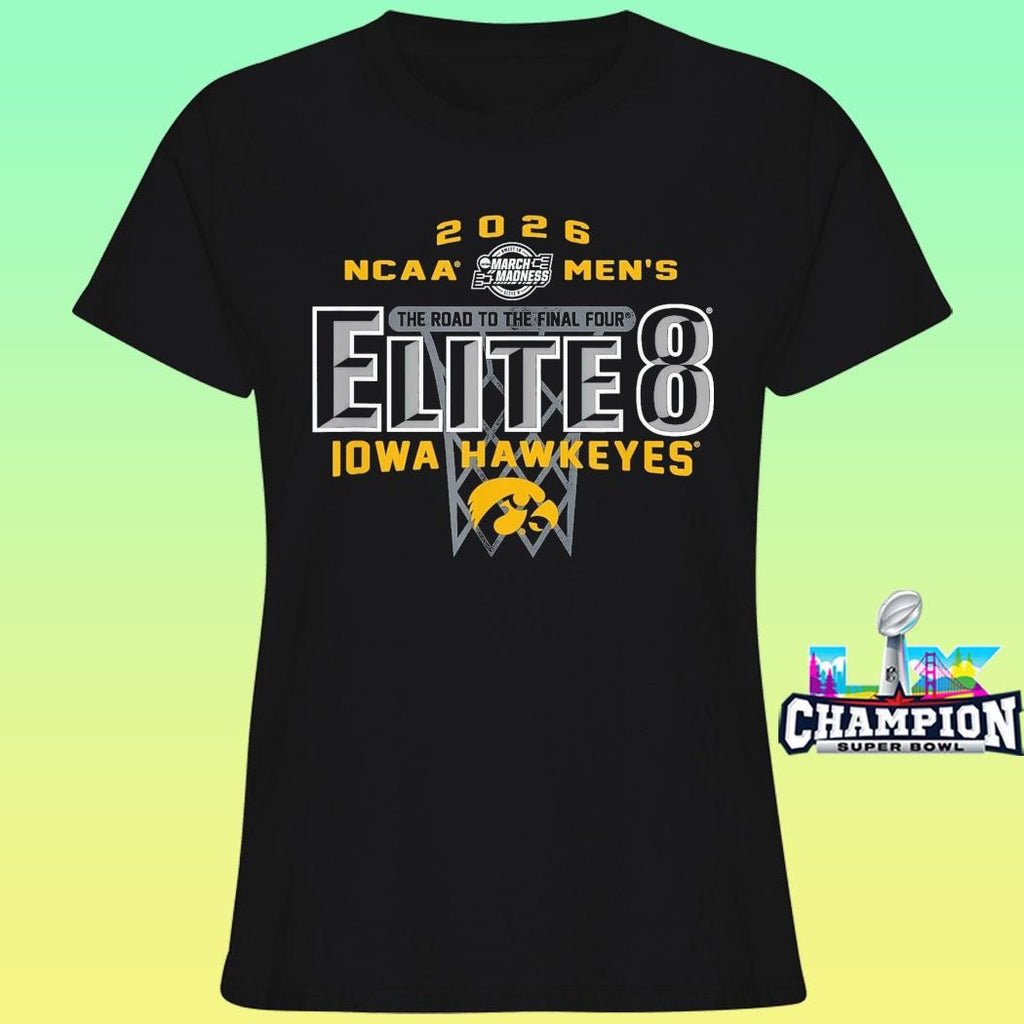 Iowa Hawkeyes Elite 8 2026 Men’s March Madness Basketball Shirt