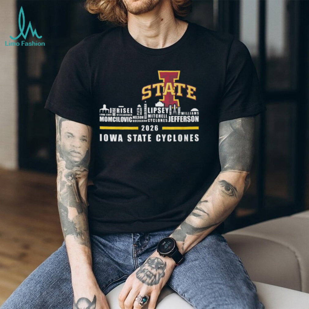 Iowa State Cyclones 2026 Roster Names Basketball Shirt