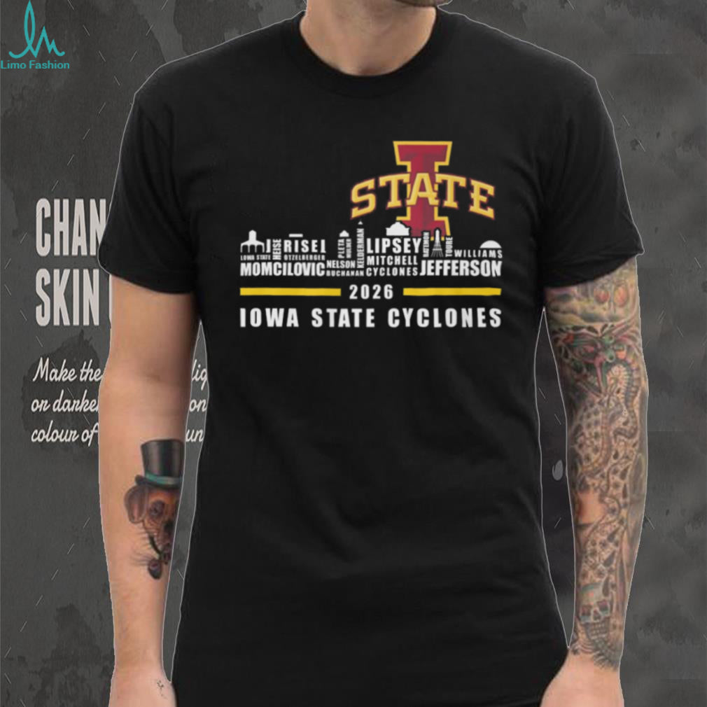 Iowa State Cyclones 2026 Roster Names Basketball Shirt