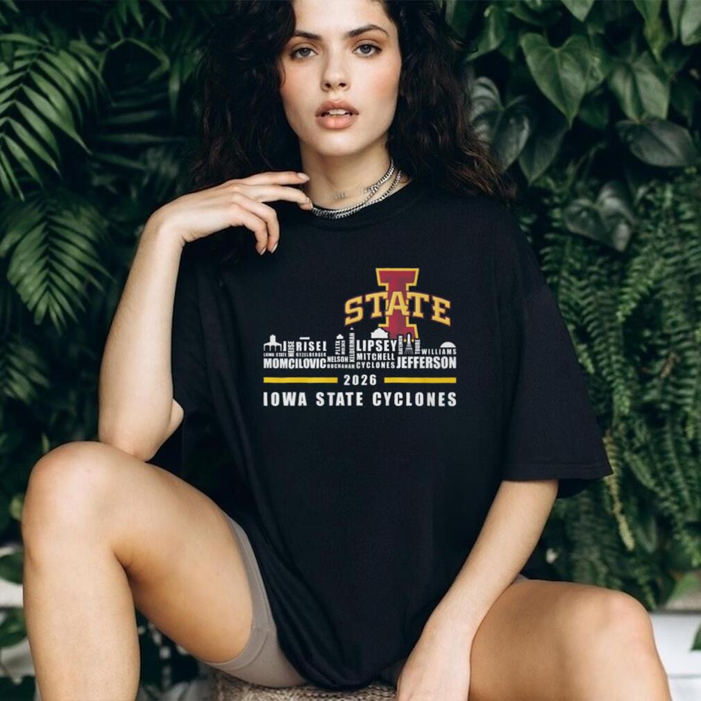 Iowa State Cyclones 2026 Roster Names Basketball Shirt