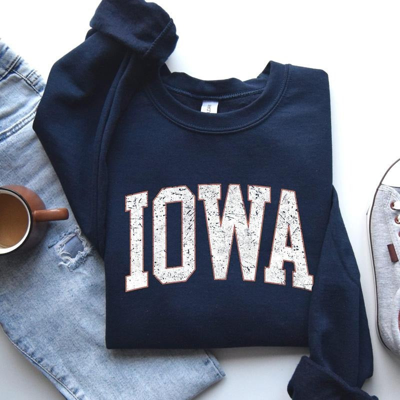 Iowa, Football, Sports, Game Day, Big Game, Touchdown, Tailgate Party, University, College, State Sweatshirt, Women's...