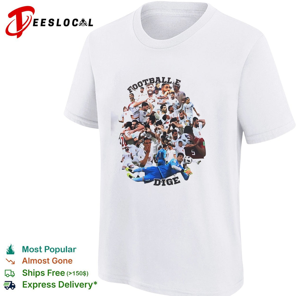 Iran National Football Team Squad 2022 World Cup Players Football e Dige shirt