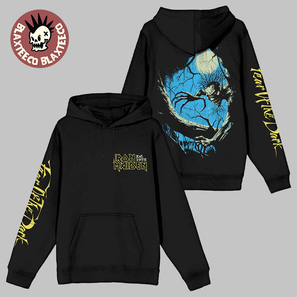 Iron Maiden IM50 Anniversary Collection Fear Of The Dark Spooky Tree Demon Eddie Hoodie