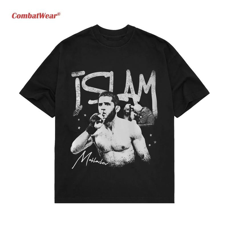 Islam Makhachev Graphic Tee, UFC Fight Night, MMA Fan Gift, Fighter Tee, Graphic Boxing Champ T-Shirt Hoodie, Sweatshirt