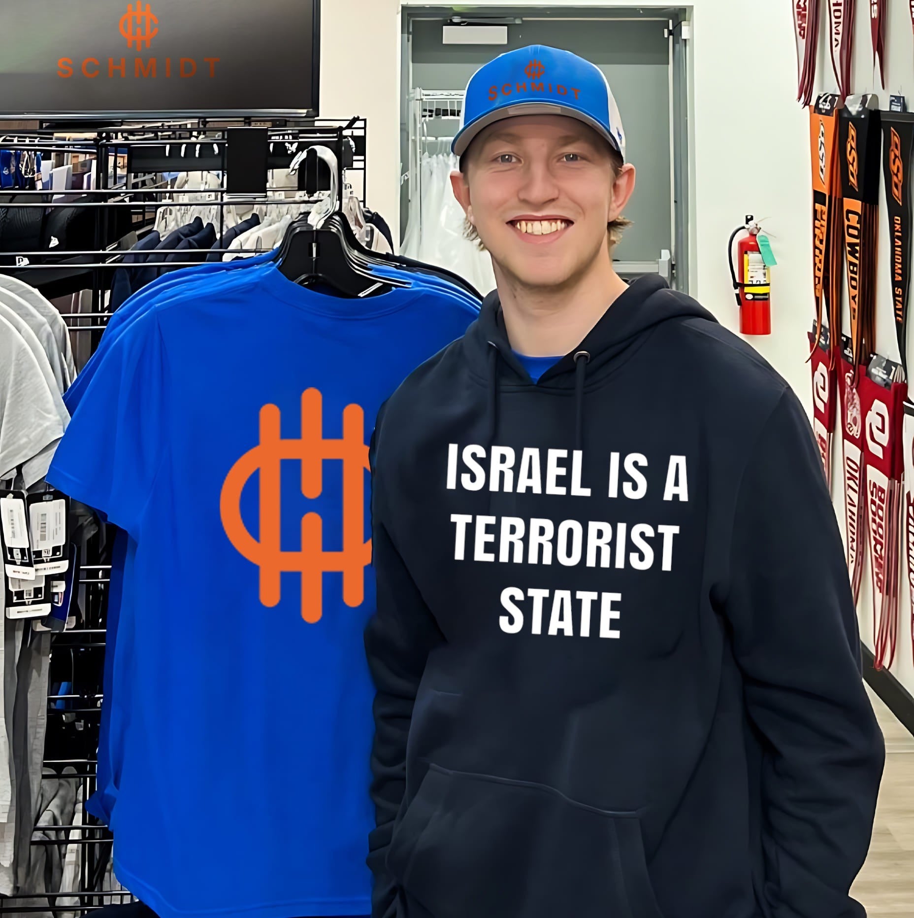 Israel is a terrorist state political statement shirt