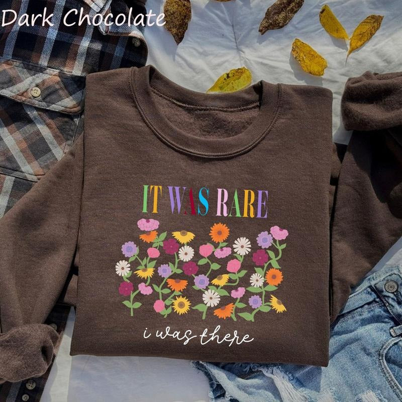 It Was Rare I Was There Sweatshirt, Surprise Songs Piano Sweatshirt, Floral Piano Crewneck Sweatshirt T-Shirts, Hoodie