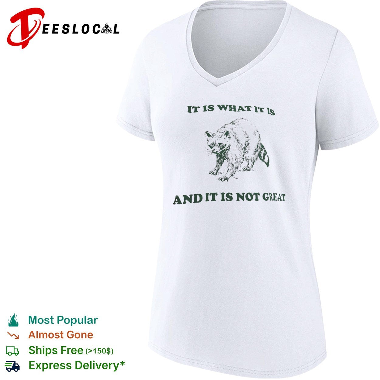 It is what it is and it is not great Raccoon shirt