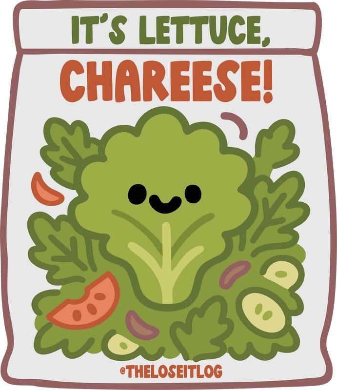 It's Lettuce, Chareese! Sticker T-Shirts, Hoodie, Sweatshirt | PodTeesHub.com