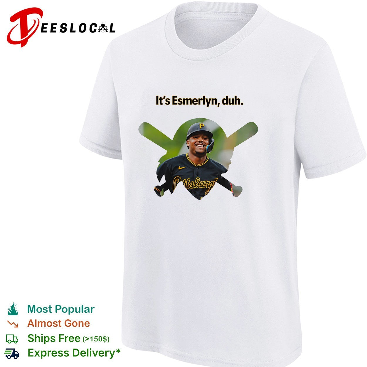 It’s Esmerlyn duh Pittsburgh Pirates player graphic shirt