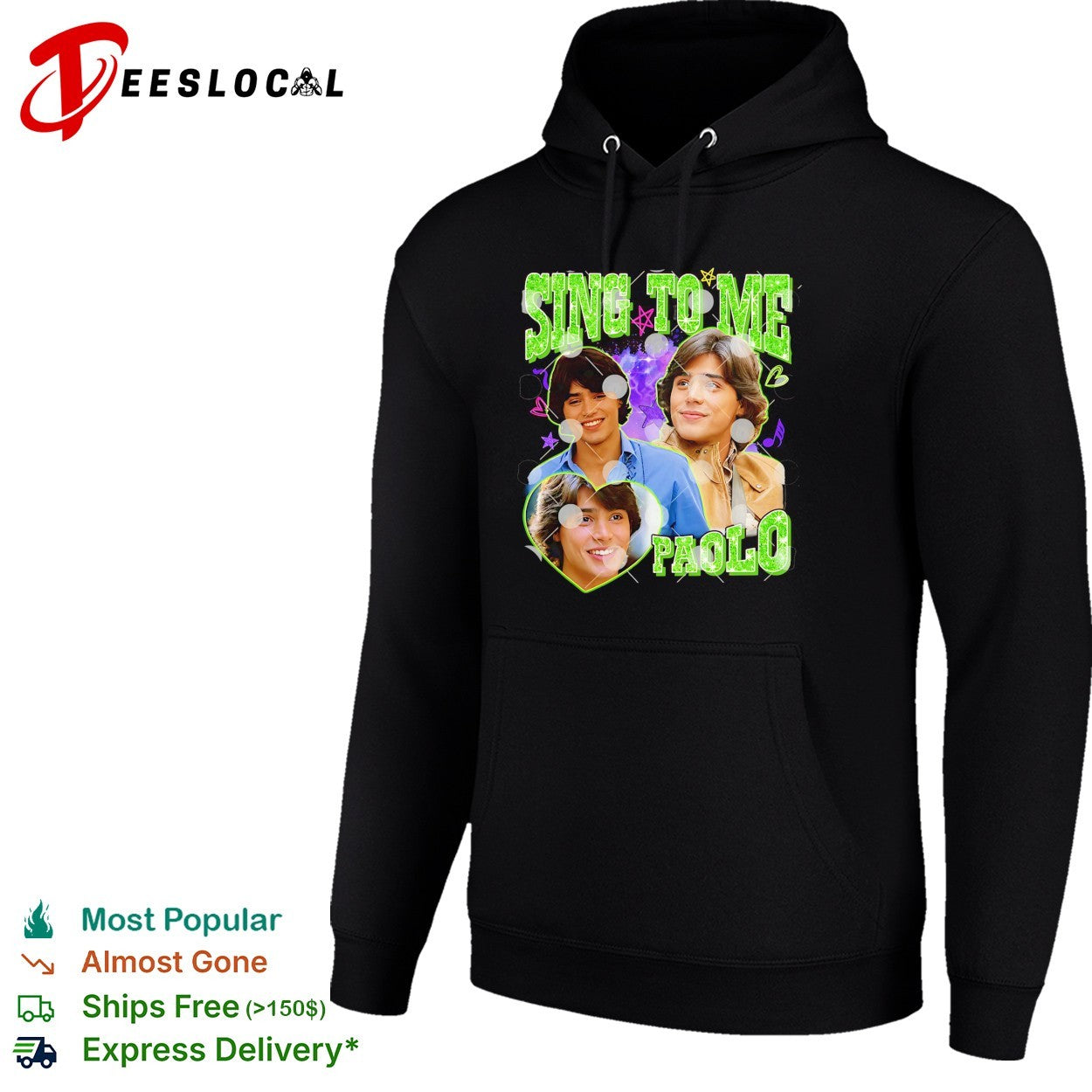 Izzie McGuire Sing To Me Paolo graphic shirt