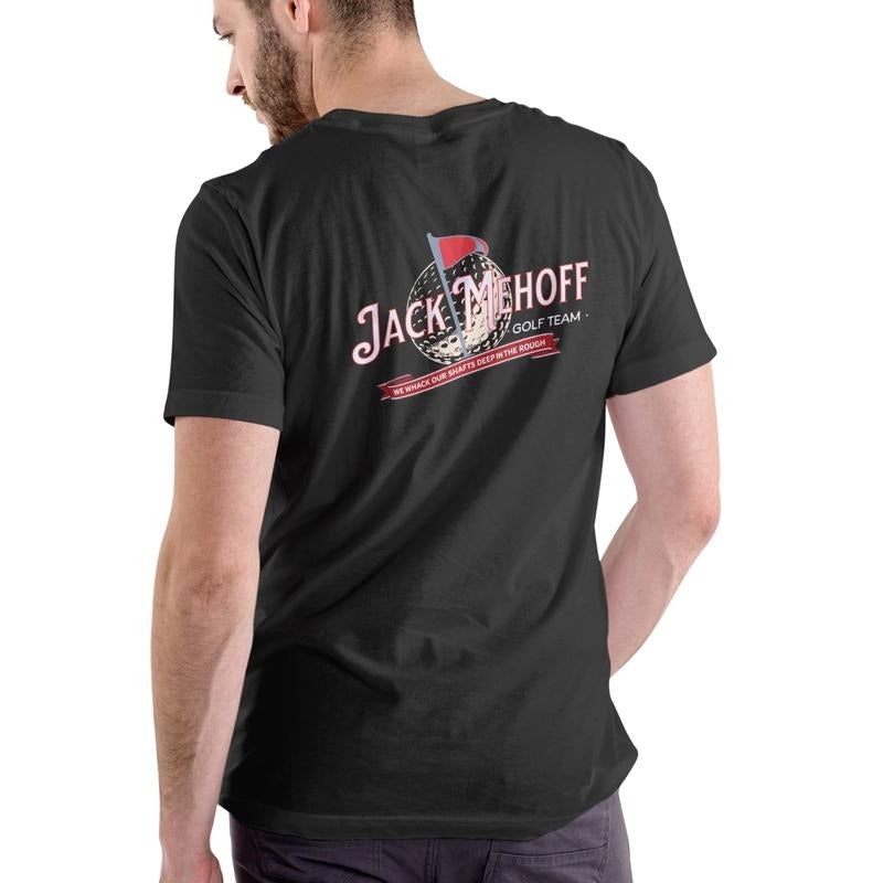 JACK MEHOFF GOLF TEAM Funny Name T Shirt Unisex Cotton Fitted Short Sleeve Crew Neck Casual Summer Tee Hoodie, Sweatshirt