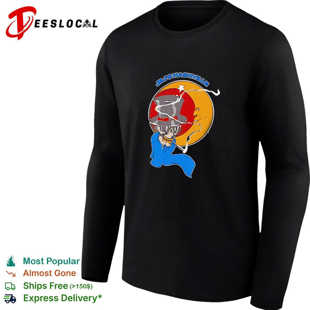 JBJ’s Nashville skull cowboy smoking moon vintage shirt