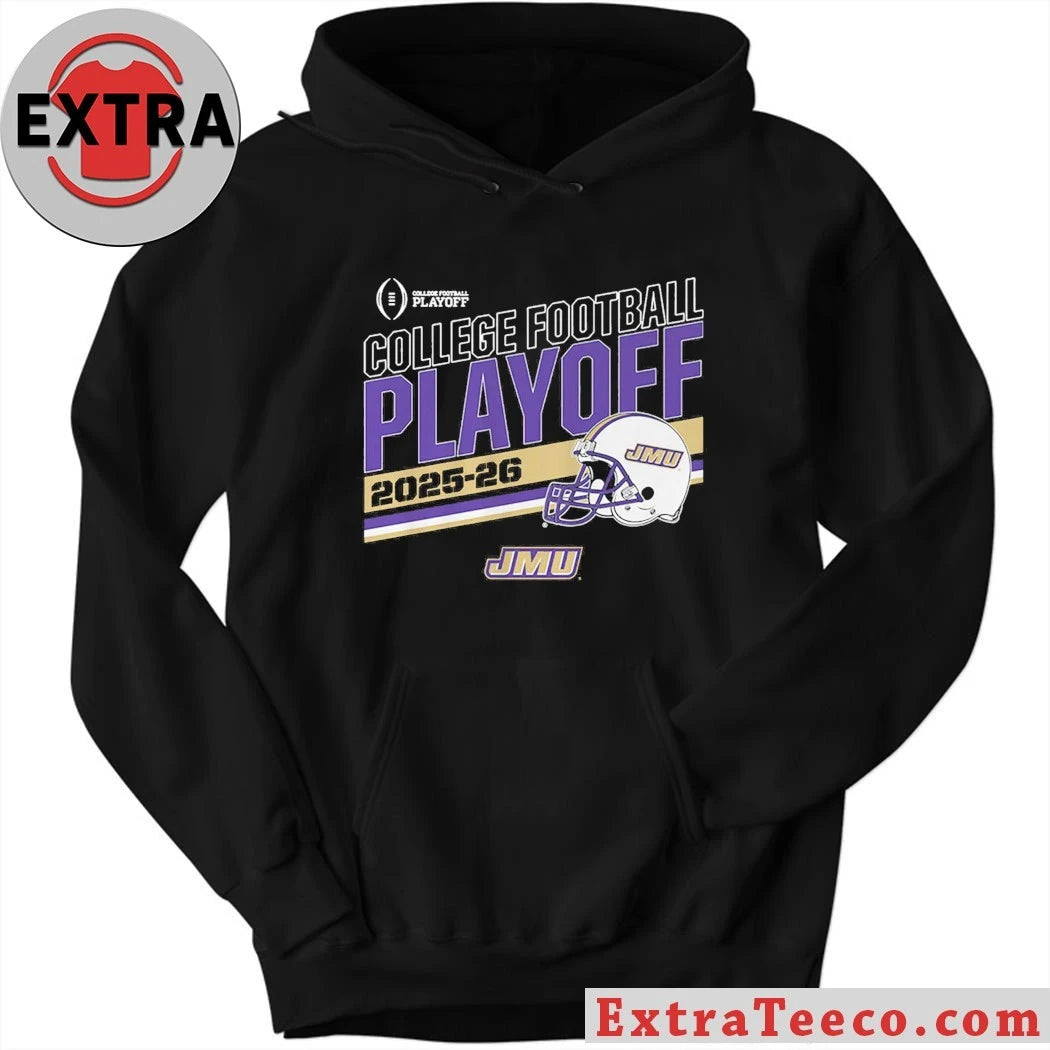 JMU Football 2025 CFB Playoff Stripe James Madison Dukes College Football Playoff Shirt James Madison Dukes Football Tee