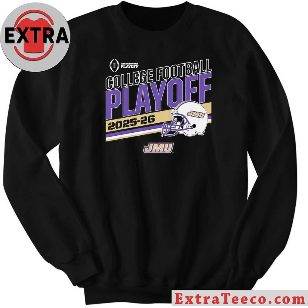 JMU Football 2025 CFB Playoff Stripe James Madison Dukes College Football Playoff Shirt James Madison Dukes Football Tee