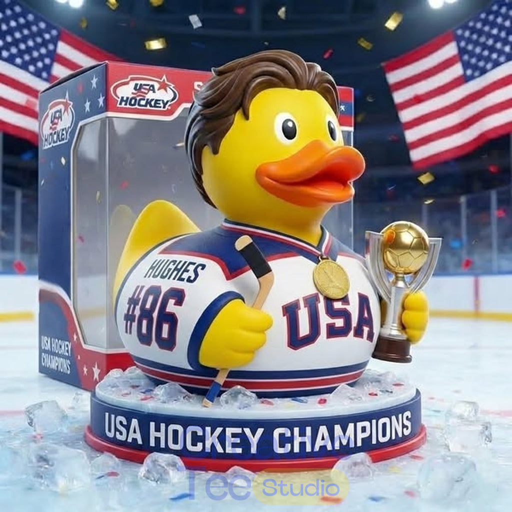 Jack Hughes – 2026 Winter Olympics Champions Duck