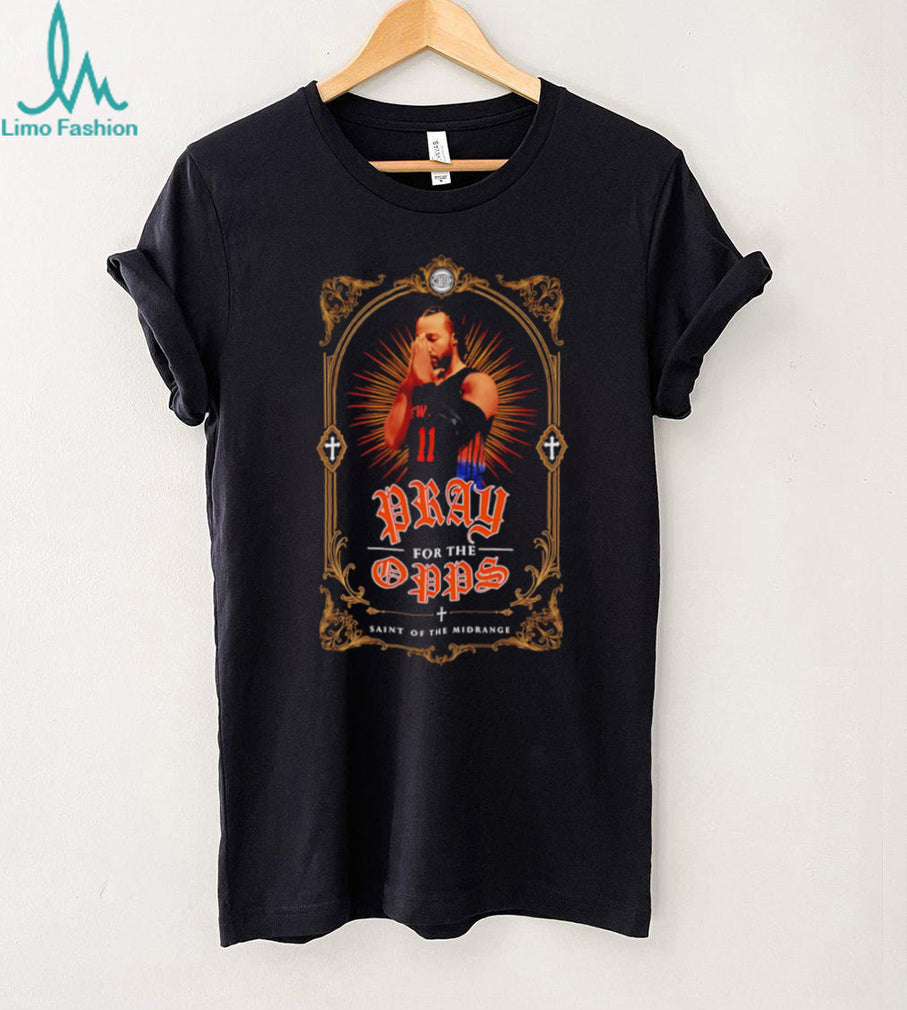 Jalen Brunson Pray For The Opps Saint Of The Midrange Basketball T Shirt