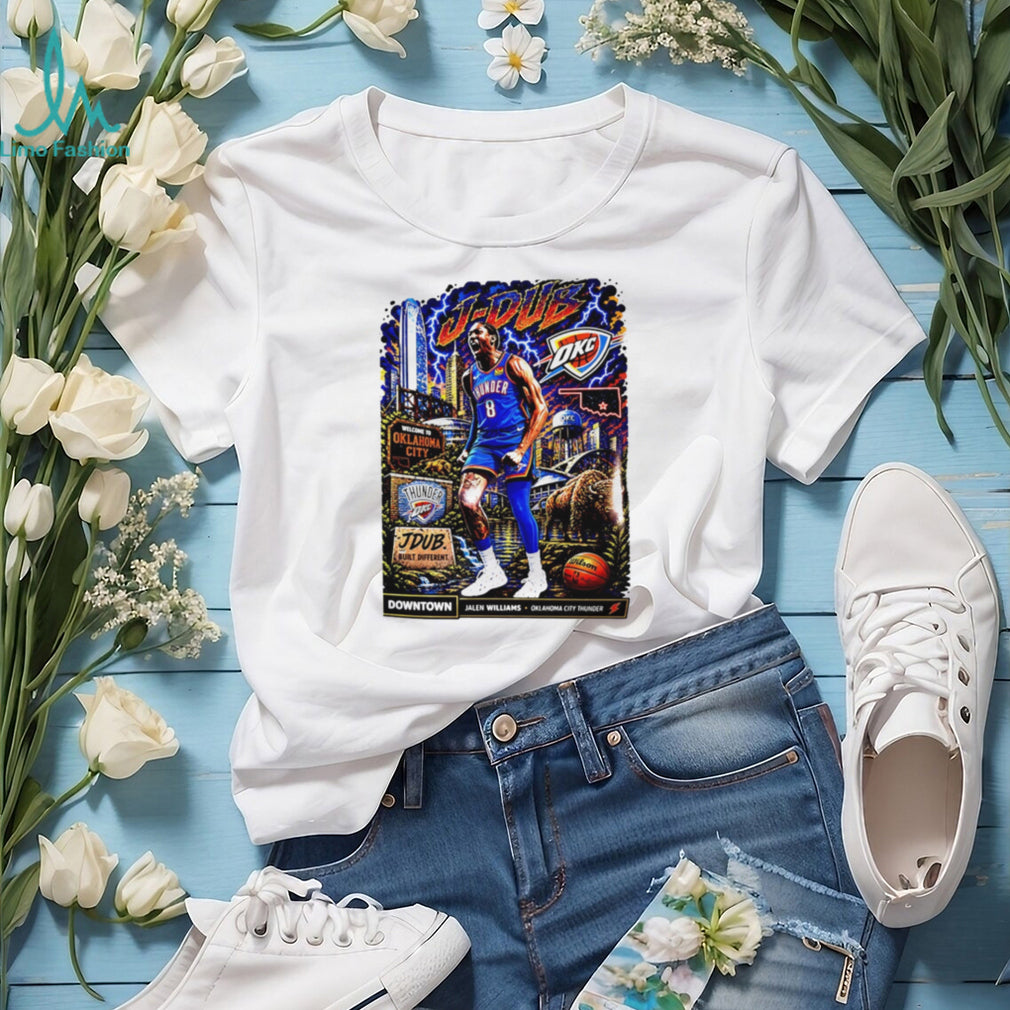 Jalen Williams J Dub Oklahoma City Thunder Basketball T Shirt