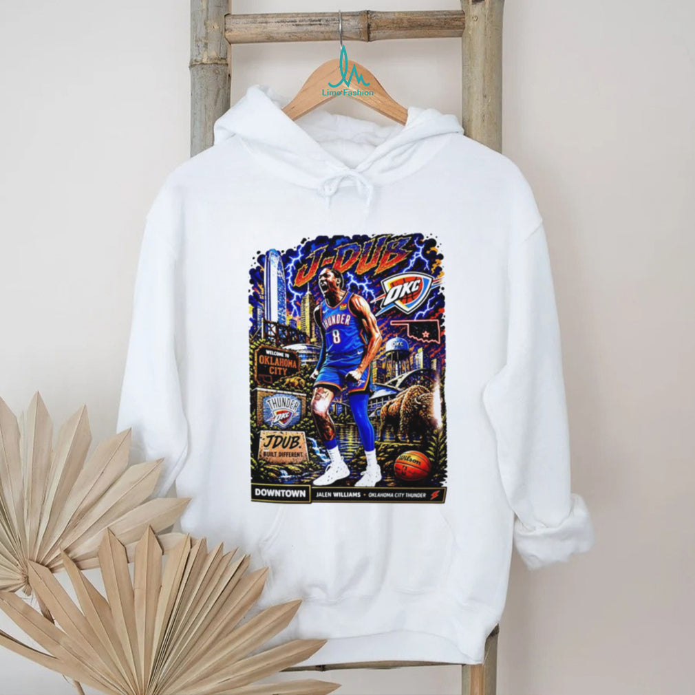 Jalen Williams J Dub Oklahoma City Thunder Basketball T Shirt
