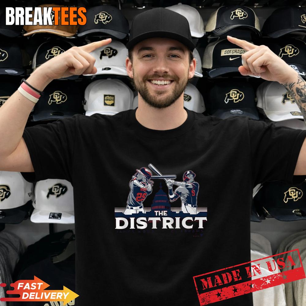 James Wood and CJ Abrams Washington Baseball Shirt