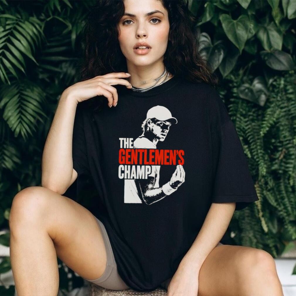 Jannik Sinner The Gentlemen’s Champ Tennis shirt